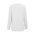thumbnail image 7 of Hoodies For Women Long Sleeve Shirts For Women Casual Tops Loose Fit Rib Knit Lightweight Long Sweater Crew Neck Pullover With Hoodie, 7 of 7