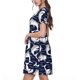 thumbnail image 2 of Easygdp Angry Shark para Vestido Transpirable de Mujer, Vestido Suelto de Manga Corta con Pliegues y Bolsillos para el Verano, 2 of 6
