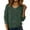Blackish Green, variant on Womens Tops Sparkling V-Neck Winter Sweater for Women – Sequin Glitter Ribbed Knit Pullover Brick Red 3XL