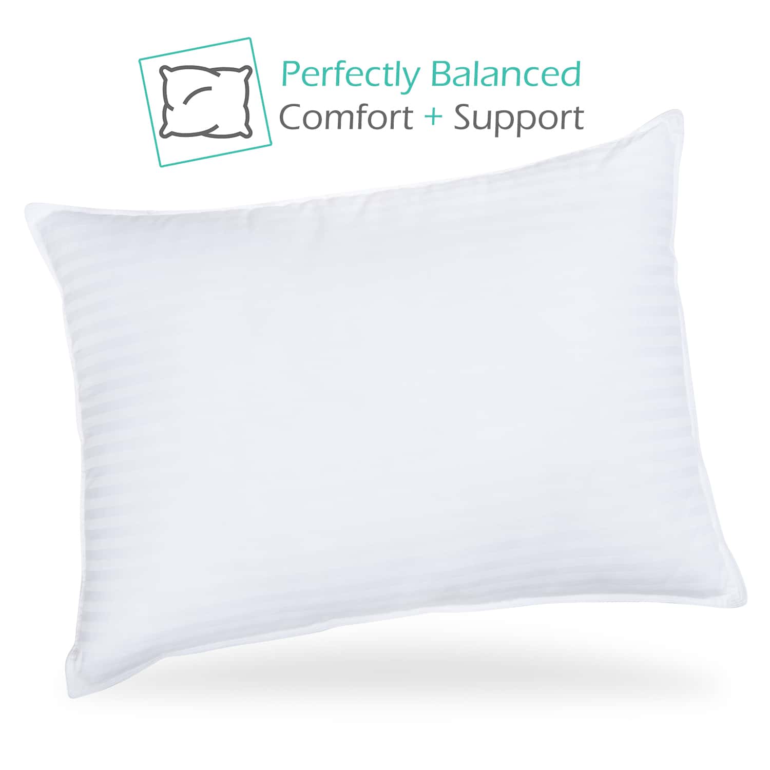 LammaLoe Down Alternative Pillows, 2-Pack, Standard/Queen photo 5