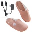thumbnail image 1 of Calefacción De Invierno, Zapatillas Cálidas Con Control De Temperatura De Tres Velocidades, Zapatillas De Algodón Con Calefacción Antideslizantes Y Lavables Noticed HA042413-01, 1 of 6