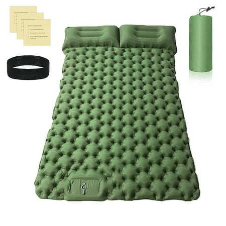 

Ana Camping Backpacking Air Mattress Outdoor Sleeping Pad with Foot Pump Air Pillow
