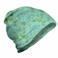 thumbnail image 1 of Garden Unisex Beanie, Flourishing Flowers Foliage, Hiking Outdoors, Seafoam Dark Blue and Green, by Ambesonne, 1 of 1