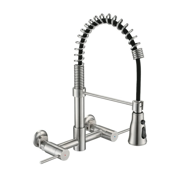 CoSoTower 3 Functions Wall Mounted Bridge Kitchen Faucet