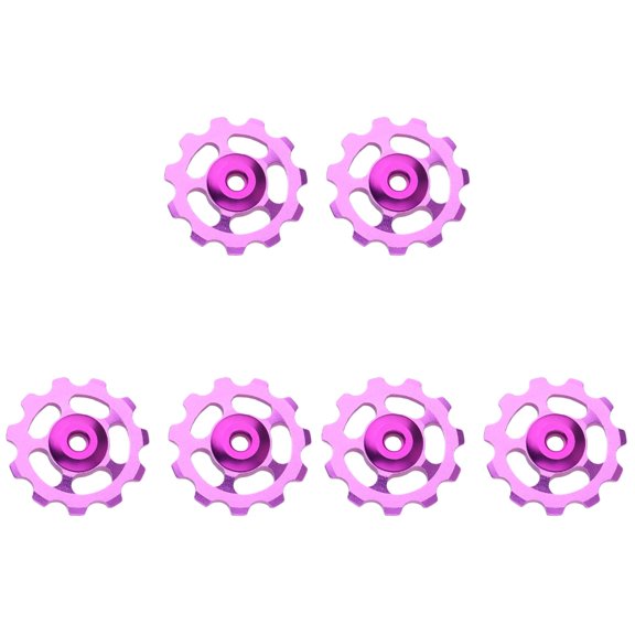 Set of 3 Bike Derailleur Pulley System for Bikes Idler Purple