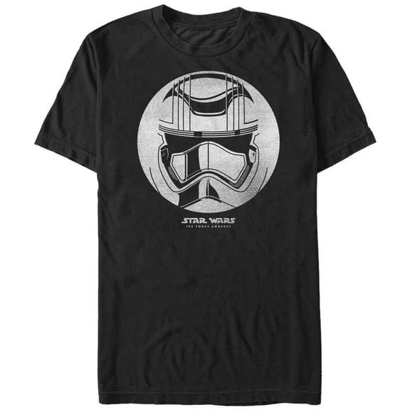 Men's Star Wars The Force Awakens Captain Phasma Circle Graphic Tee Black Small