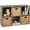 Greige, variant on Favory  6-Cube Storage Organizer, 11in Shelf Opening, Bookcase, Display Shelf-Dark Gray Particle Board