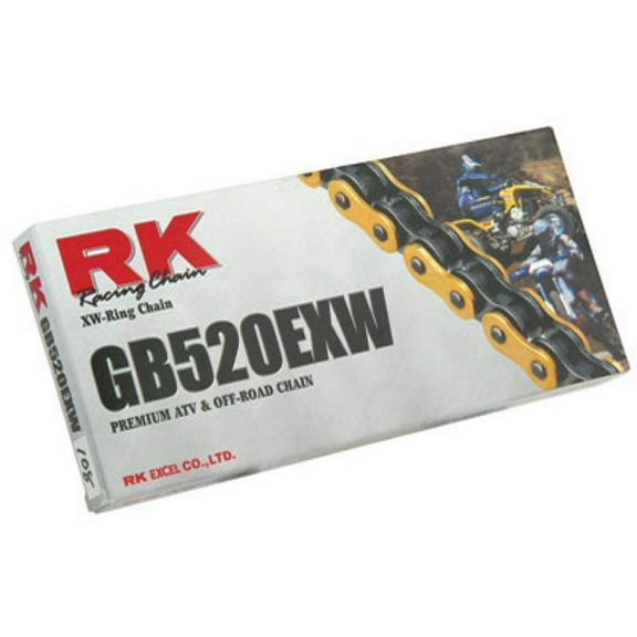 RK GB520EXW XW-Ring Gold Chain 100 Links (GB520EXW-100)