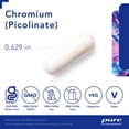 thumbnail image 3 of Picolinato de cromo Supplement Pure Encapsulations 200 mcg 60 cápsulas, 3 of 8