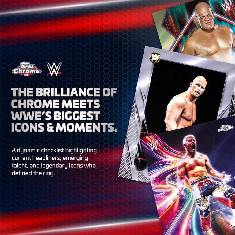 2026 Topps Chrome WWE - Factory Sealed - Mega Box - Walmart.com