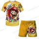 thumbnail image 3 of Nueva camiseta de dibujos animados japoneses de Sonic, camiseta para niños, camiseta y pantalones cortos, conjunto de dos piezas, camiseta linda de dibujos animados de verano para niños + pantalones d, 3 of 5