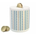 thumbnail image 2 of Abstract Piggy Bank, Vertical Stripes and Lines Pattern with Torn Paper Effect Digital Illustration, Ceramic Coin Bank Money Box for Cash Saving, 3.6" X 3.2", Multicolor, by Ambesonne, 2 of 4