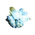 thumbnail image 1 of Ramo de flores artificiales Jumpingount para bodas azul verde 27 cm HA6520-09B, 1 of 6