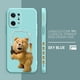 thumbnail image 3 of Funda de silicona líquida para OPPO FIND X6 X3 REALME X7 X50 RENO 2 4Z 4 6 Lite 5Z 5F 4G 5G PRO, bonito oso de peluche, 3 of 5