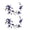 Blue (2 Pack), variant on Cherry Blossom Patches Iron on Patches Embroidery Appliques DIY Trim for Jeans Garment Jacket Backpack Decoration Cherry Blossom Patch Flower Pink