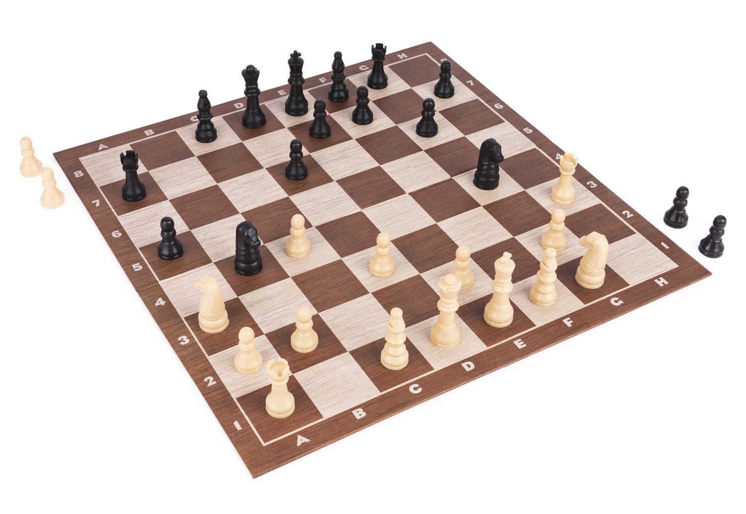 Traditions, Chess Set with Folding Chess Board and Chess Pieces 2-Player Strategy Board Game, for Adults and Kids Ages 8 and up