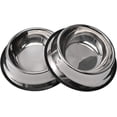 thumbnail image 1 of Cuenco para perros Juqiboom de acero inoxidable 240 ml 2 paquetes para mascotas, 1 of 14