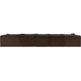 thumbnail image 5 of Meridian Furniture 5-Piece Brown Corduroy Performance Fabric Modular Sectional, 5 of 13