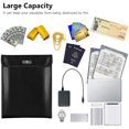 thumbnail image 2 of Fireproof Document Bag 13.4 10.8in Fireproof and Waterproof Money Bag Holder Durable Safe Storage Pouch with Zipper Closure for Cash File Documents Jewelry Passport Valuables Fireproof Money, 2 of 8