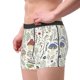 thumbnail image 2 of Balery Colorful Mushrooms and Plants Calzoncillos bóxer para hombre, ropa interior de algodón suave y transpirable con cinturilla de nailon-X-Large, 2 of 5