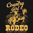 thumbnail image 3 of Country Girl Rodeo Women's V-Neck T-shirt Vintage Cowgirl, 3 of 7