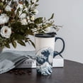 thumbnail image 2 of Topadorn Ceramic Travel Mug Porcelain Coffee Cup with Spill-proof Lid and Box, 17 Oz., 2 of 5