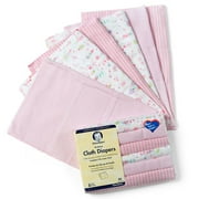 Gerber Printed Cloth Diapers, 12-Pack - Girl