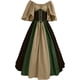 thumbnail image 4 of Vestido gótico de vendaje para mujer, vestido de tirantes finos con mangas con volantes, vestido de noche Formal con cuello redondo, vestido largo gótico para mujer 2023, 4 of 5