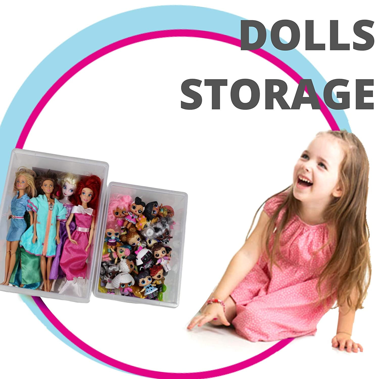 barbie storage containers