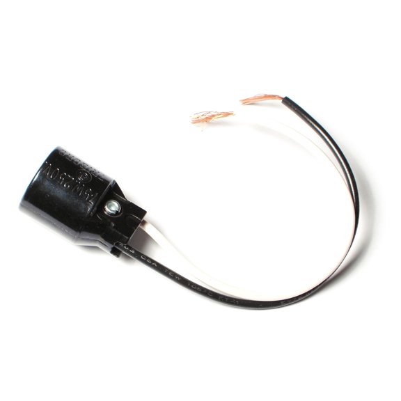 Intermediate Base Heat Resistant Plastic Electrical Sockets (5 pcs.)