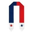 thumbnail image 7 of Graduation Sash Panama Flag scarf Shawl Stole Sapphire Blue with Star Stripe Bachelor Gown Accessory Ribbon 180*14cm, 7 of 7