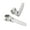 Silvery, variant on For BMW R1100RS, R1100RT, R1100R, R1100S, R1150GS, R1150R, R1150RS, R1150RT Universal Motorcycle Highway Footrest 360 Rotatable 7/8 1 1.25 Inch Crash Bar Foot Pegs Rests