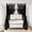 Black, variant on 8 Panels Canopy Curtains Ivory Canopy Bed Curtains for King Full/Queen and Twin Bed Frame,Four Poster Bed Canopy Curtains Drapes,Sheer Canopy Bed Drapes with Top and Self-Adhesive Velcro(42"x74")