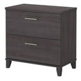 thumbnail image 2 of Home Square 2 Piece Wood Lateral Filing Cabinet Set in Storm Gray, 2 of 8