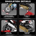 thumbnail image 4 of Motorcycle 1000 RR Technic Building Set for Adults, 1:8 Scale Model Kit, 949 PCS Collectible Motorcycle Display Model with Stand, Motorbike, 4 of 6