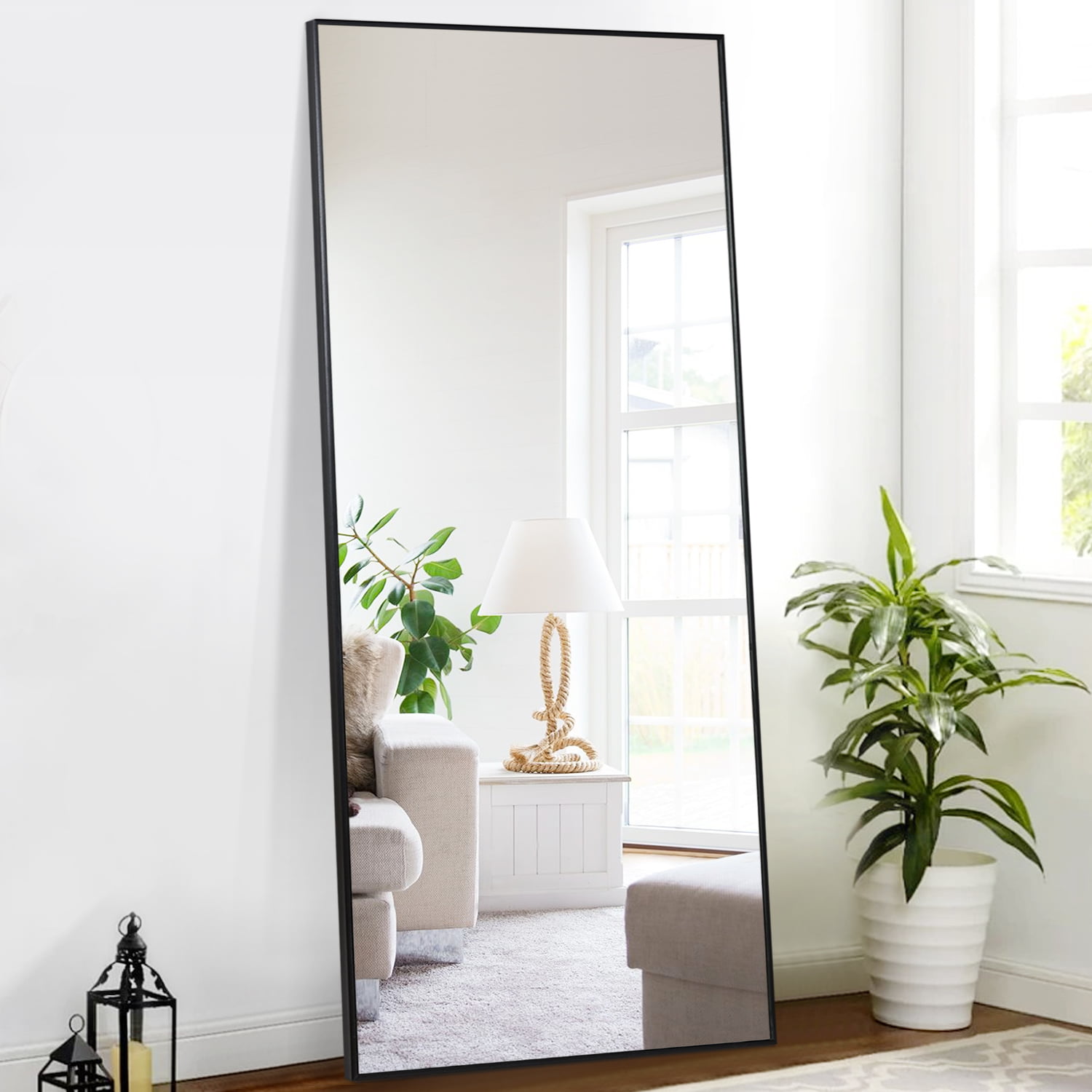 PexFix Large Size Full Length Mirror 65" x 22" Standing/Wall Hanging Mirror 