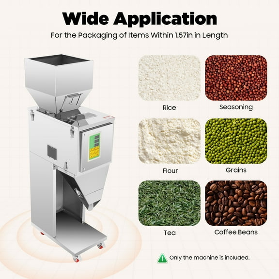 10-1000g Automatic Powder & Particle Filling Machine with Dual Vibration System 110v