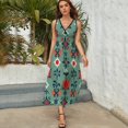 thumbnail image 5 of Bohemian Pattern Vestido Sin Mangas Vestidos Para Mujer, Vestido Suelto De Verano 2025, 5 of 5