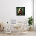 thumbnail image 3 of Stupell Industries Classy Animal Fashion Portrait Animals & Insects Painting Black Framed Art Print Wall Art, 24 x 24, 3 of 9