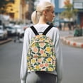 thumbnail image 7 of FORMRS Mini Backpack Purse for Women Quilted Travel Daypack Casual Shoulder Bag, Citrus Fruits, 7 of 7