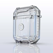NIFFPD Apple AirPods Case, Soft TPU Shockproof Protective Crystal Clear Airpod 2 Case Cover Anti-Yellowing Anti-Scratches White