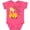 Vintage Hot Pink, variant on Inktastic My Nonna Loves Me Boys or Girls Baby Bodysuit