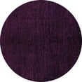 thumbnail image 1 of Ahgly Company Indoor Round Abstract Purple Modern Area Rugs, 4' Round, 1 of 4