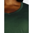 thumbnail image 4 of Terra & Sky Women’s Plus V Neck Tee with Long Sleeves, Available in 1 and 3-Packs, Sizes 0X-5X, 4 of 5