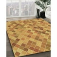 thumbnail image 3 of Ahgly Company Machine Washable Indoor Square Transitional Beer Orange Area Rugs, 3' Square, 3 of 7