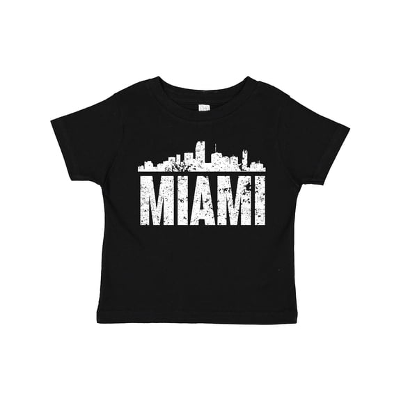 Inktastic Miami Skyline Grunge Boys or Girls Toddler T-Shirt