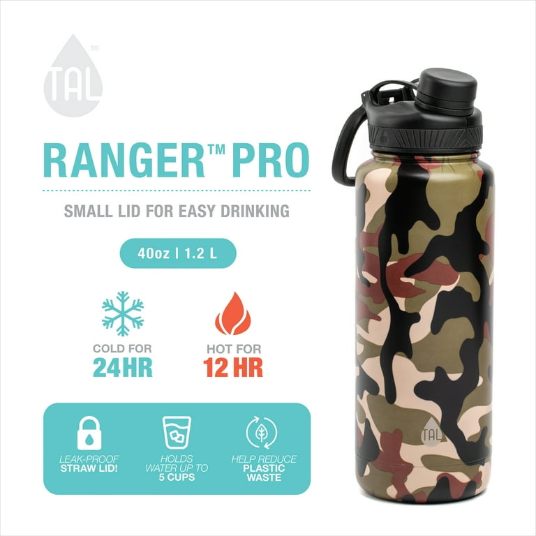 Tal Stainless Steel Ranger Water Bottle 40 fl oz, Gray, Size: One Size