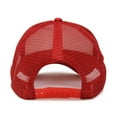 thumbnail image 3 of Dalix Pizza Slice Embroidered Mesh Trucker Hat in Red White, 3 of 3