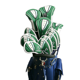 thumbnail image 5 of Funda de madera para palos de golf, chaqueta verde, funda para palos de golf Masters, PU, impermeable, juego de fundas para palos 1/3/5/UT, 5 of 5