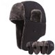 thumbnail image 2 of Gorro de tormenta de nieve para hombre, gorro Lei Feng, gorro de invierno, gorro de terciopelo grueso con protección para las orejas, gorro de ciclismo con protección contra el viento, gorro para, 2 of 6